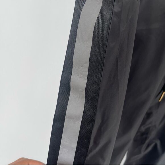 Studio Concept 23 Unisex Black Reflective Tape Y2K Drawstring Track Pants XL - Picture 6 of 16